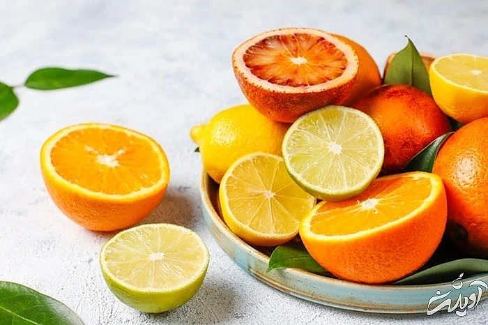 میوه ها غنی از ویتامین ث پرتقال و لیمو